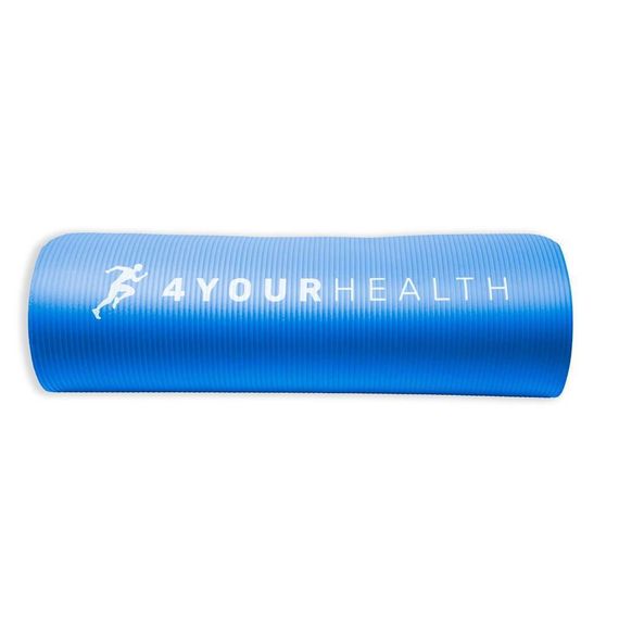 Килимок для йоги та фітнесу + чохол 4yourhealth Fitness Yoga Mat 0101 (180*61*1см) Блакитний | Зображення 3