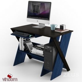 Компьютерный стол Comfy-Home Zhuk Zhuk ВенгеОльха синяя