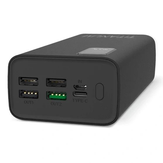 TITANUM 728S 30000mAh 22.5W Black Повербанк | Зображення 1