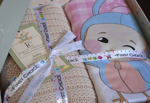 Детский комплект постельного белья с пледом First Choice Baby Digital Satin Nirvana 100х150 см. Wenny | Зображення 2