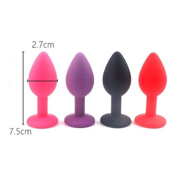 Силіконова анальна пробка з лисячим хвостиком | Зображення 3