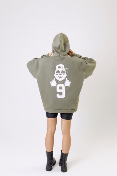 Зіп Худі унісекс МА (01) олива | Зображення 4