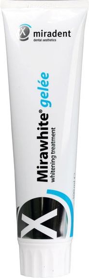 Паста для відбілювання зубів в домашніх умовах Miradent Mirawhite Gelee (100 мл)