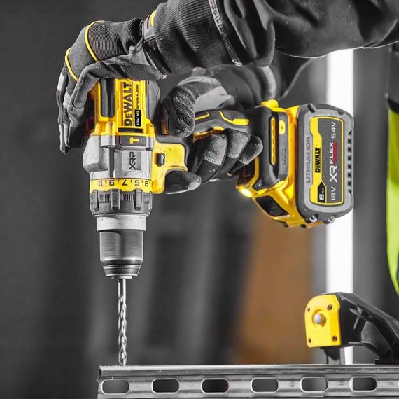 Дрель-шуруповерт аккумуляторная бесщеточная ударная 126 Нм DeWALT DCD999T1 | Зображення 8