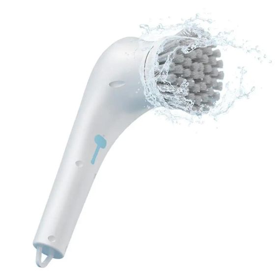 Бездротова щітка для прибирання з 5 насадками, USB, Magic Brush / Акумуляторна щітка для кухні / Електрична щітка для чищення | Зображення 2