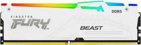 Пам&#039;ять ПК Kingston DDR5 16GB 5600 FURY Beast RGB EXPO Білий KF556C36BWEA-16