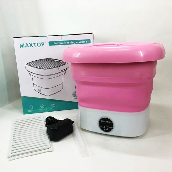 Портативна пральна машина MAXTOP, Міні пральна машина відро для дачі UW-54 | Зображення 9