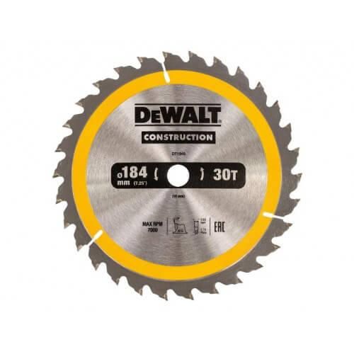 Диск пильний СONSTRUCTION 184*16мм DeWALT DT1940