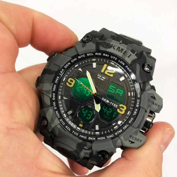 Годинники наручні електронні тактичні SKMEI, Тактичний військовий годинник для ЗСУ TS-24 | Зображення 7
