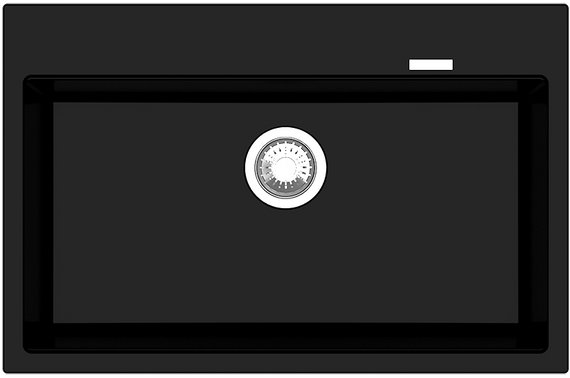 Гранітна мийка Fabiano Quadro 78x51 Antracit 8221.301.1538