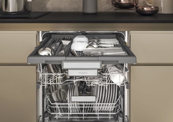 Посудомийна машина Whirlpool вбудована W7IHT58T | Зображення 5