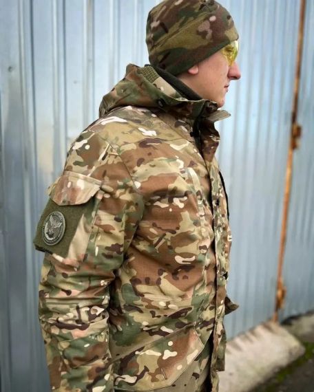 Костюм тактический Горка 5 полудемисезон Мультикам с налокотниками и наколенниками | Зображення 6