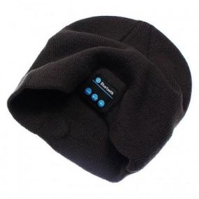Портативна колонка ШАПКА з bluetooth навушниками SPS Hat BT True. HZ-325 Колір чорний