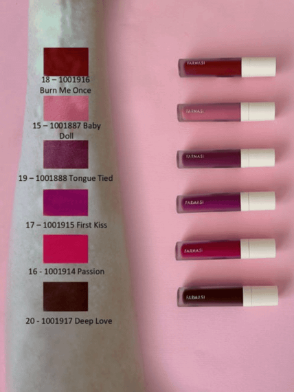 Жидкая Матовая Помада Farmasi 15 Baby Doll 4 г | Зображення 1