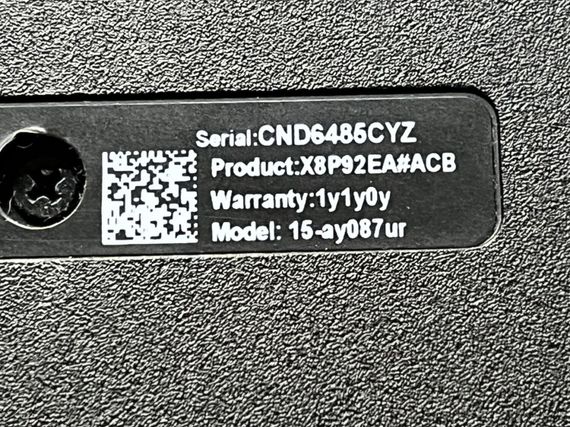 Ноутбук Б-класс HP 15-ay087ur / 15.6" (1366x768) TN / Intel Pentium N3710 (4 ядра по 1.6 - 2.56 GHz) / 8 GB DDR3 / 120 GB SSD / Intel HD Graphics / WebCam б/у | Зображення 8