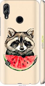 Чохол на Huawei Honor 10 Lite Єнотик з кавуном "4605m-1618-2448"