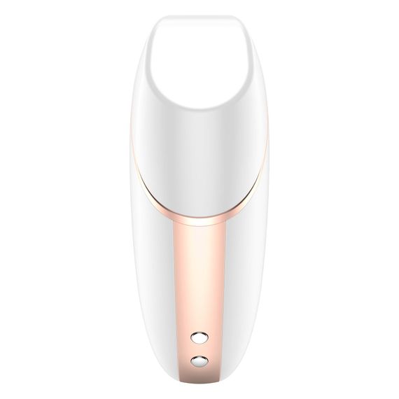 Вакуумний кліторальний стимулятор Satisfyer Love Triangle White з керуванням через інтернет | Зображення 5