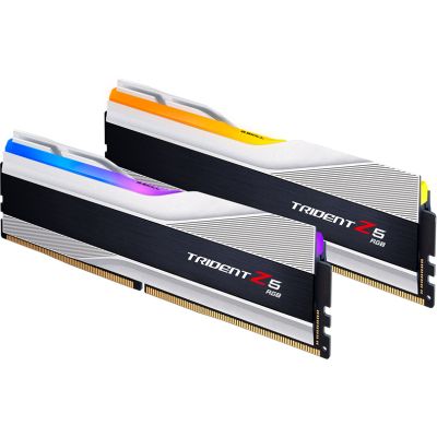 Модуль памяти для компьютера DDR5 32GB (2x16GB) 6000 MHz Trident Z5 RGB Silver G.Skill (F5-6000J3238F16GX2-TZ5RS) | Зображення 2
