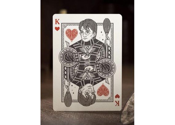 Карти гральні Theory11 Harry Potter Hufflepuff (gold) | Зображення 1