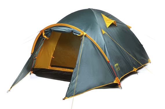 Намет тримісний СИЛА Сфера 220×220×130 см туристичний для кемпінгу з москітною сіткою, вікном, входом і вентиляцією | Зображення 1