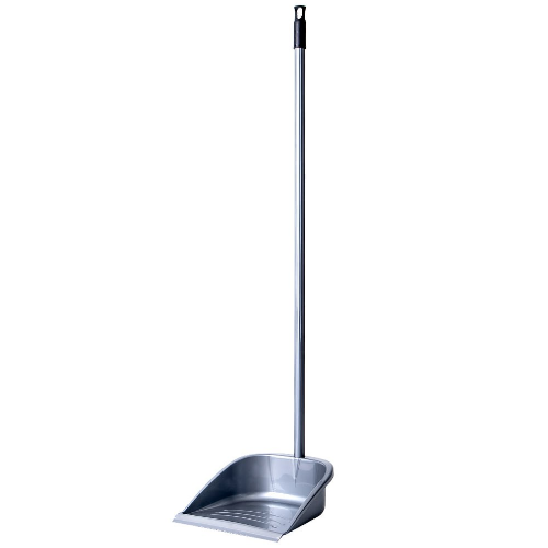 Совок для сміття "Євро" з довгою ручкою (сірий)