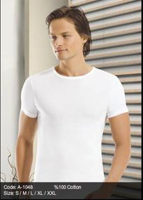 Чоловіча футболка з круглим вирізом. Модель 1048 OZTAS XXL