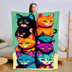 Плед 3D Спостерігаючі котики 13450 135х160 см
