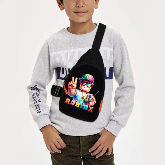 Сумка через плече дитяча Roblox 29х17 см сумка слінг для хлопчика (01968)
