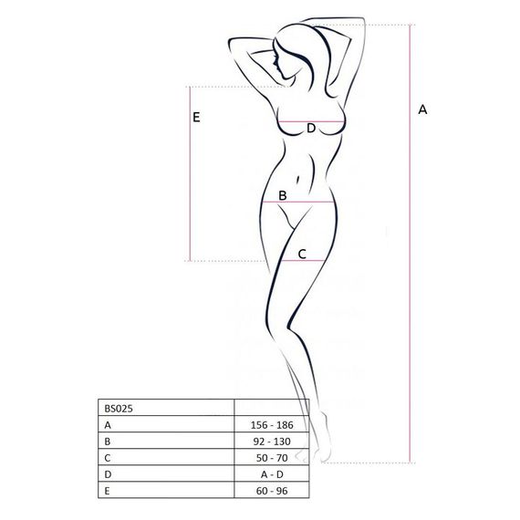 Бодістокінг Passion BS025 white, сукня-сітка, спущене плече, довгий рукав | Зображення 2