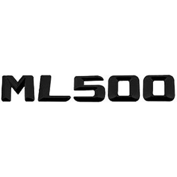 Эмблема крышки багажника ML 500 Mercedes Benz W164 05-11 (чёрная/L=175mm/H=23mm/B=30mm),M 164 817 1015