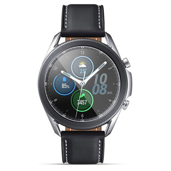 Полімерна плівка 3D (full glue) (тех.пак) для Samsung Galaxy Watch 3 45mm Прозорий | Зображення 1