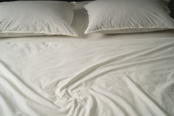 Комплект постільної білизни SoundSleep Stonewash Adriatic Milky сімейний молочний (93315609) | Зображення 8