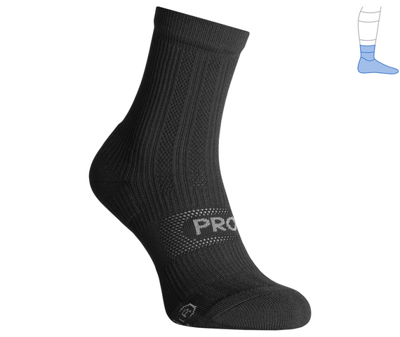 Шкарпетки компресійні літні ShortDry Ultra чорні | Зображення 1