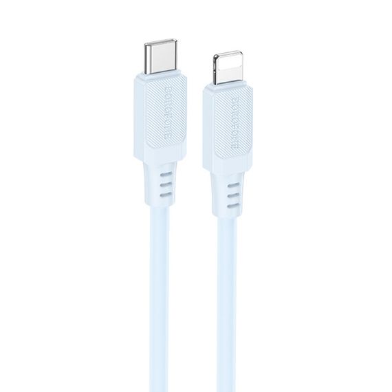 Дата кабель Borofone BX115 Lotto Type-C to Lightning 27W (1m) Blue