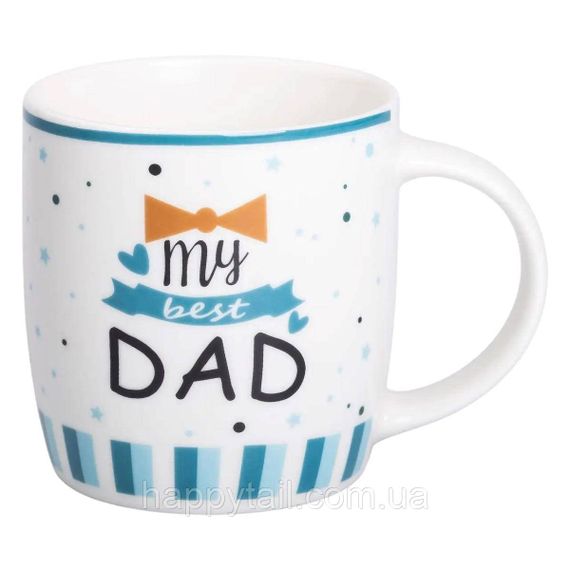 Чашка порцелянова з написами 450 (мл) My best dad RX-N240278MD