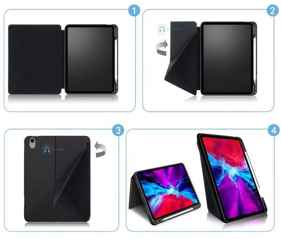 Чехол Primolux Transformer для планшета Apple iPad 10.9" 10th Gen. 2022 (A2696 / A2757 / A2777) - Black | Зображення 4