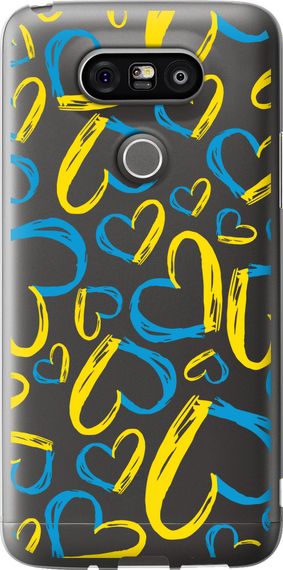 Чехол на LG G5 H860 Сердца UA "5292u-348-17620"
