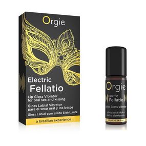 Рідкий вібратор блиск для губ Orgie Sexy Vibe! Electric Fellatio vibrating gloss 10ml