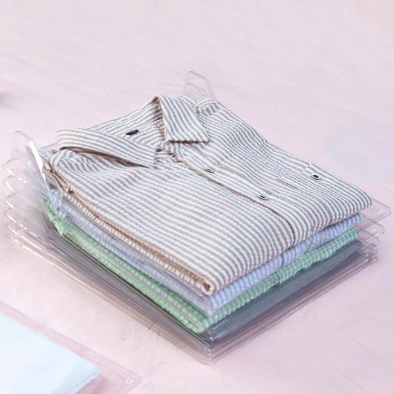 Органайзер для зберігання одягу 10 шт (34,5х29,5 см) EZSTAX / Набір органайзерів для зошитів, документів / Органайзер в шухляду та | Зображення 4