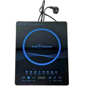 Плита настольная индукционная одноконфорочная 2400Вт Gold Diamond TK09902 Черная