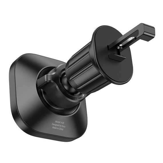 Автодержатель Hoco H28 Rainbow ring magnetic (air outlet) Black | Зображення 2