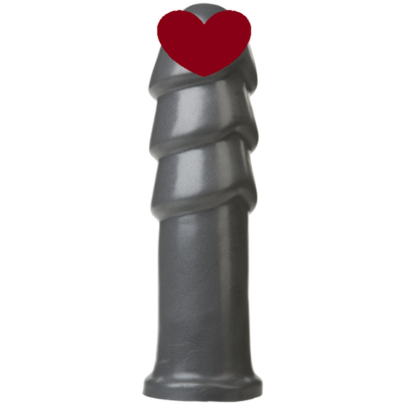 Фалоімітатор для фістингу Doc Johnson American Bombshell B-10 Warhead Gun Metal, діаметр 6,9 см sexstyle