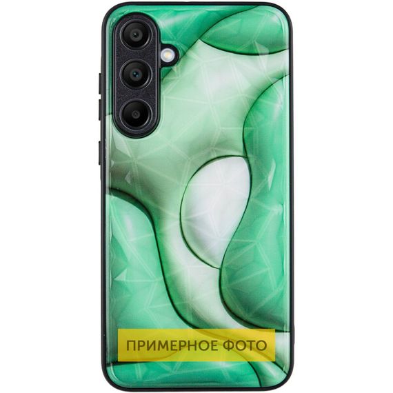 TPU+PC чохол Prisma BubbleGum для Samsung Galaxy A06 3D Green | Зображення 1
