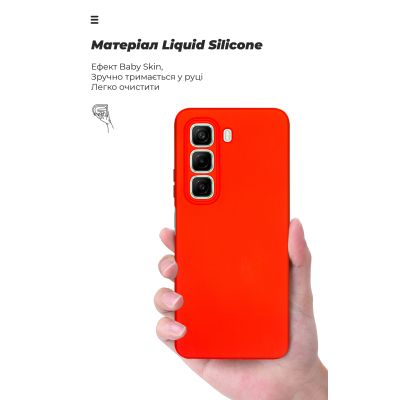 Чехол для мобильного телефона Armorstandart ICON Infinix Hot 50 4G Camera cover Red (ARM80978) | Зображення 6