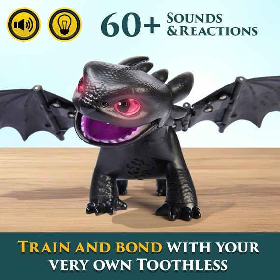 Игровой набор Dreamworks Dragons Как приручить дракона Укрощай и тренируй Дракон Беззубик | Зображення 3
