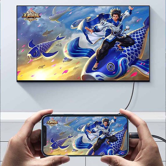 Дата кабель Usams US-SJ509 U70 Lightning to HDMI HD (2m) | Зображення 2