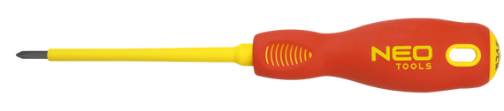 Отвертка NEO крестовая PZ2x100 мм, (1000 В) CrMo (04-063)