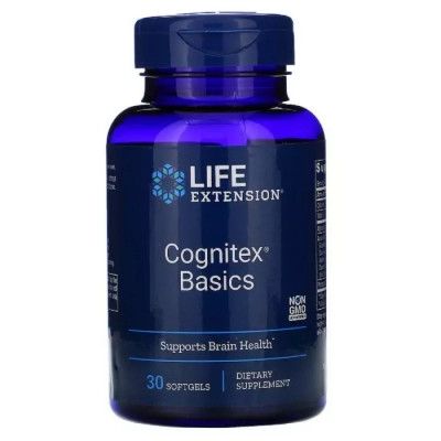 Витаминно-минеральный комплекс Life Extension Поддержка памяти и когнитивной функции, Cognitex Basics, 30