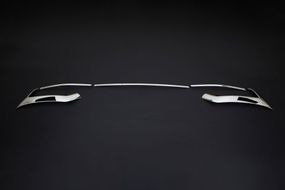 Накладки на глушитель OmsaLine SD/SW (2019-2025, 3 шт, нерж) для Volkswagen Passat B8