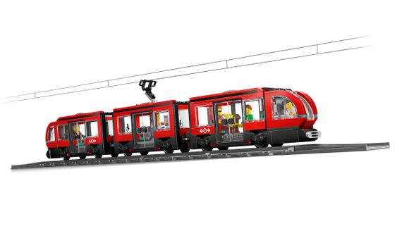 Конструктор LEGO City Трамвай і вокзал у центрі міста 60423 | Зображення 3